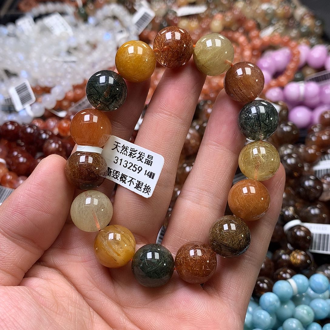 水晶手链未镶嵌，