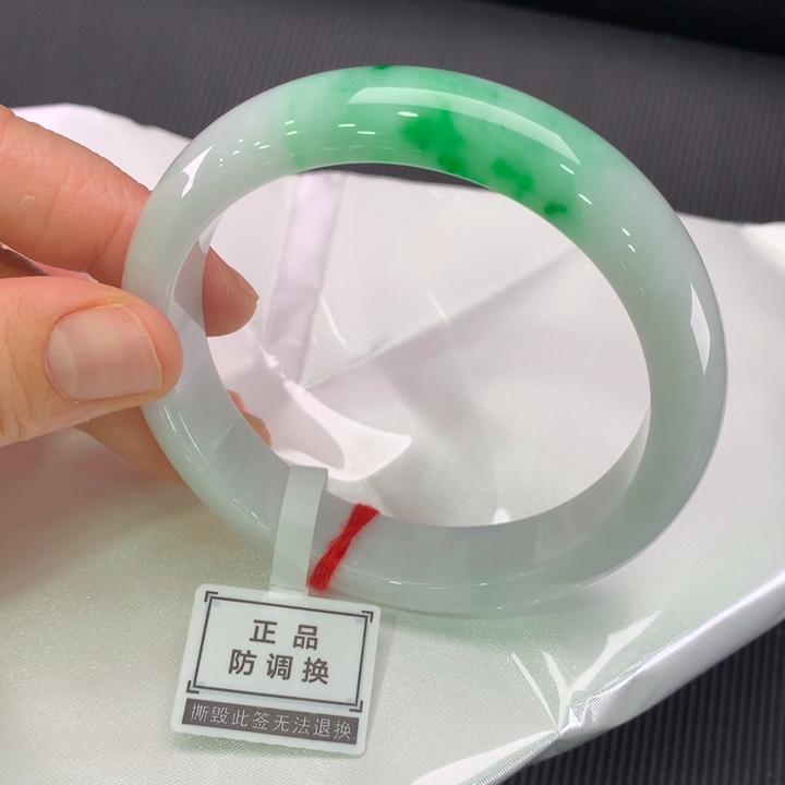 未镶嵌手镯翡翠正圈60.5