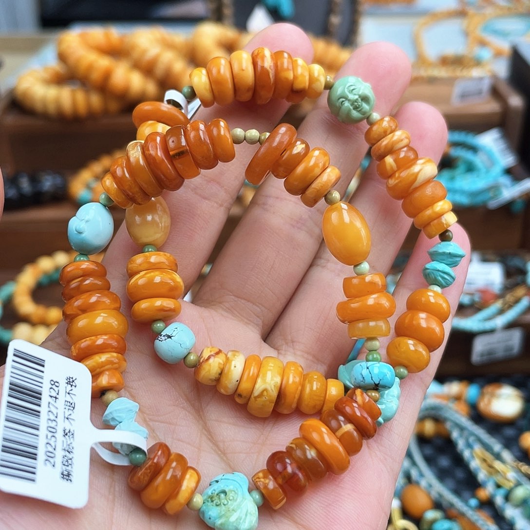 未镶嵌琥珀手串多样发其一