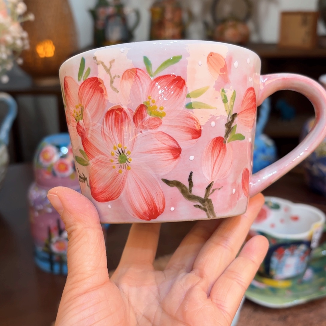 景德镇手绘高温釉下彩陶瓷茶具