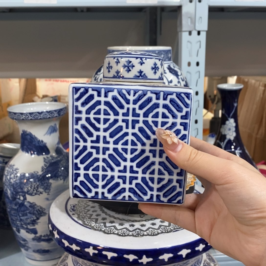 【闪购商品】摆件L***e茶叶罐花瓶摆件