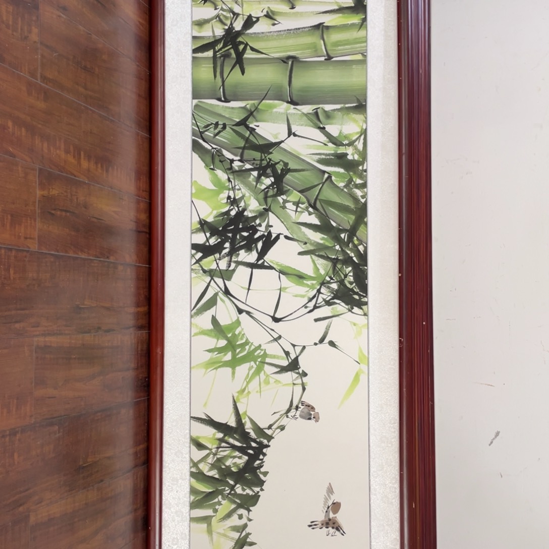 国画带框尺寸48*163厘米