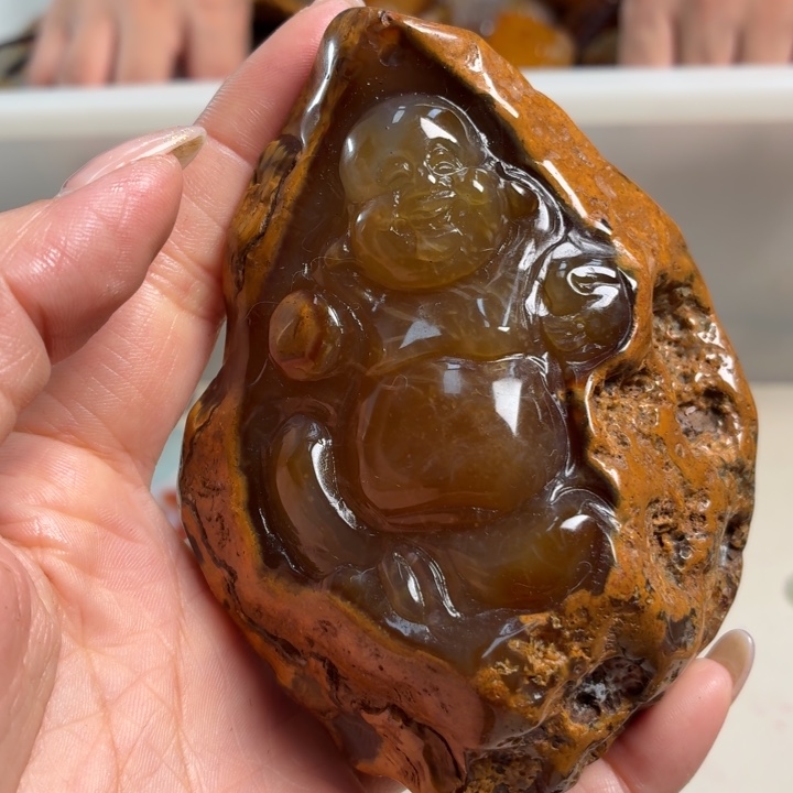 玛瑙/玉髓未镶嵌吊坠(不含链)