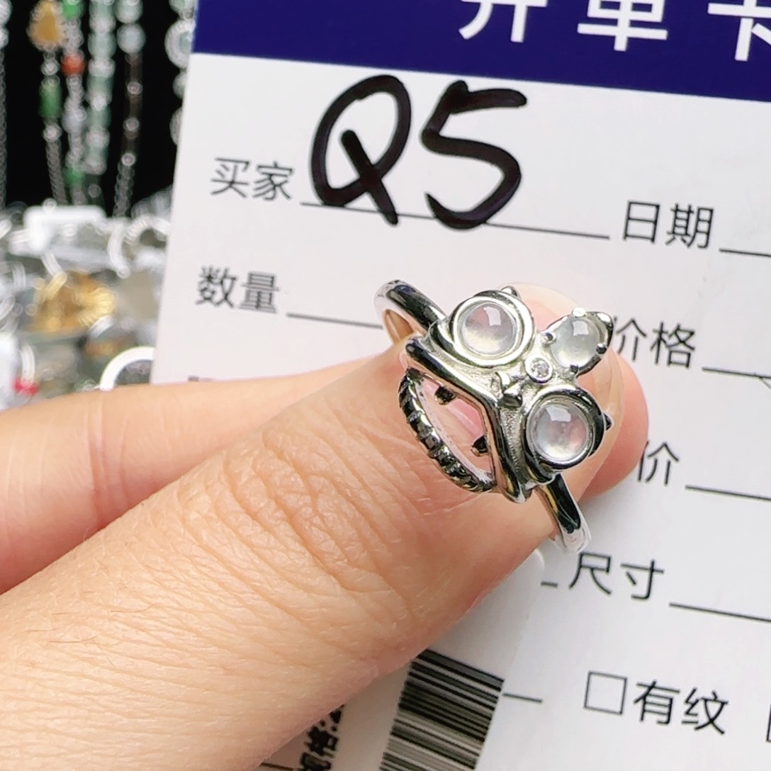 银S925镶嵌手链翡翠