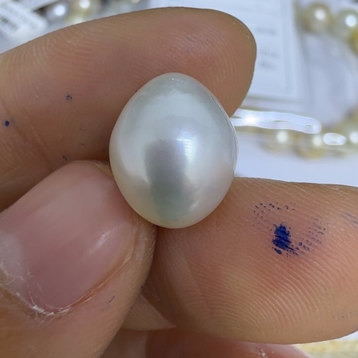 宸***麻颈饰海水珍珠银S925镶嵌