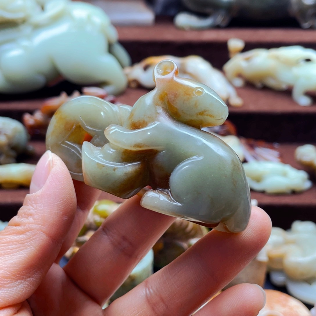 吊坠白玉菩提摆件