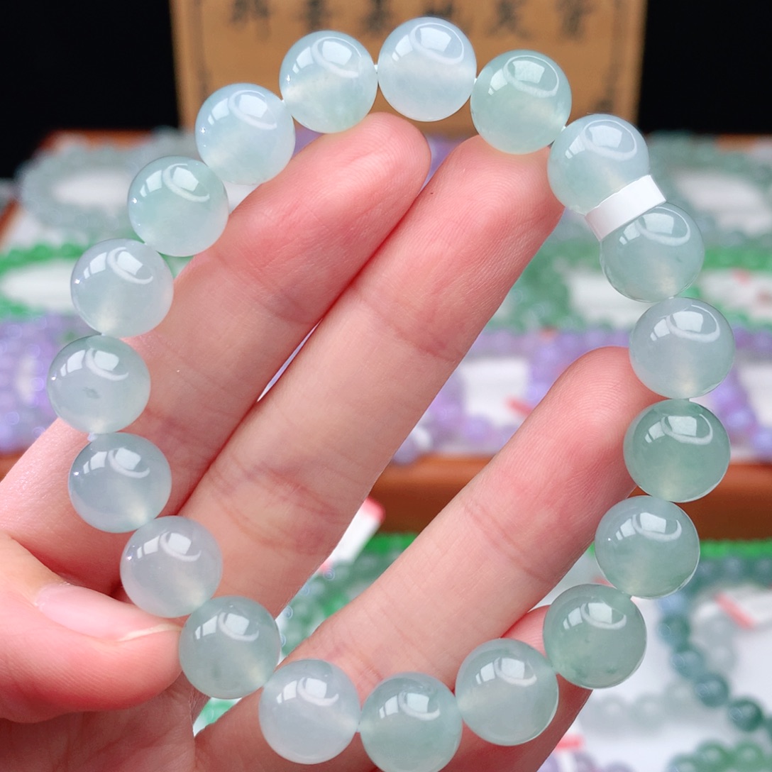 翡翠手链未镶嵌翡翠10mm