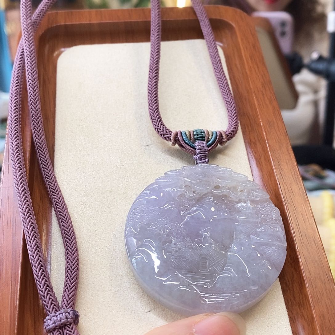 翡翠颈饰未镶嵌翡翠挂件