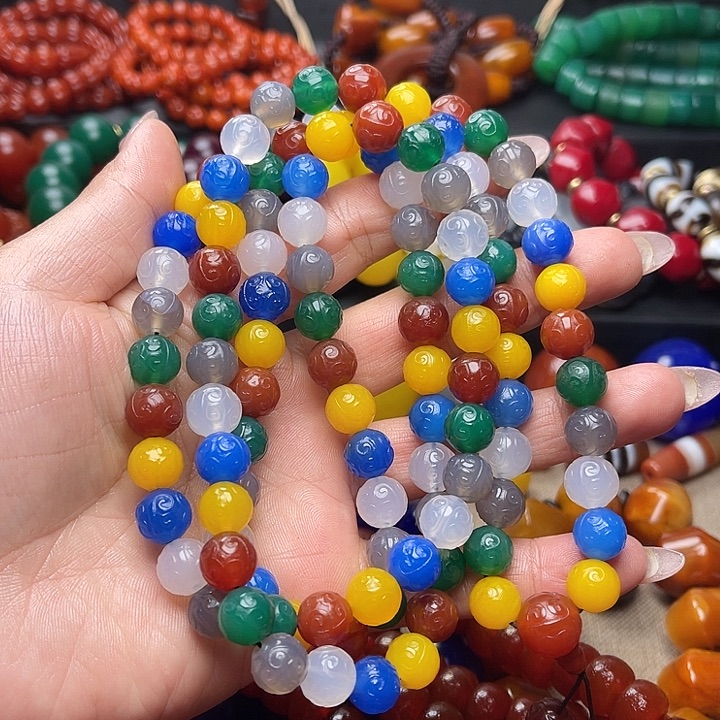 玛瑙/玉髓手链未镶嵌