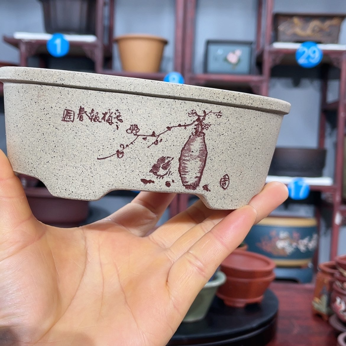 【闪购商品】紫砂花盆紫砂花盆