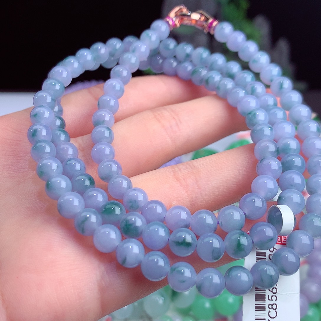 翡翠手链未镶嵌卡6.8