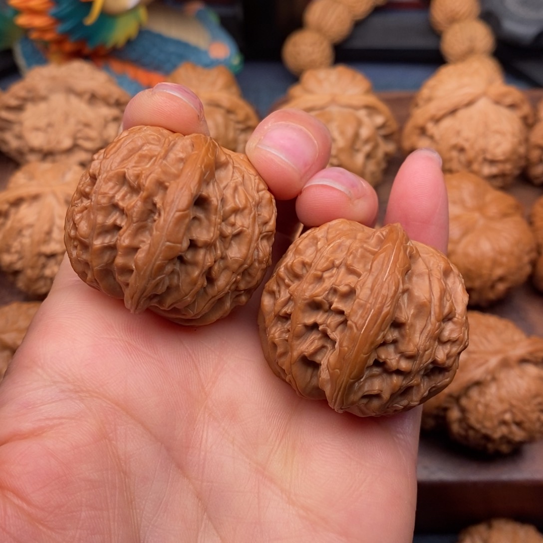 文玩核桃把件37山地磨