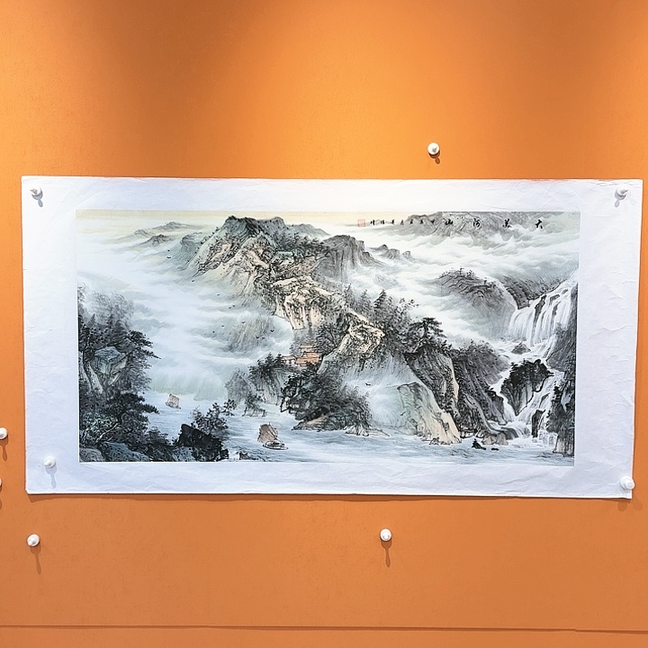 国画书法作品多次参加