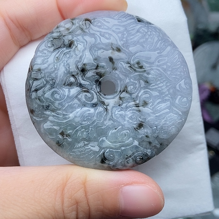 翡翠未镶嵌颈饰翡翠双面