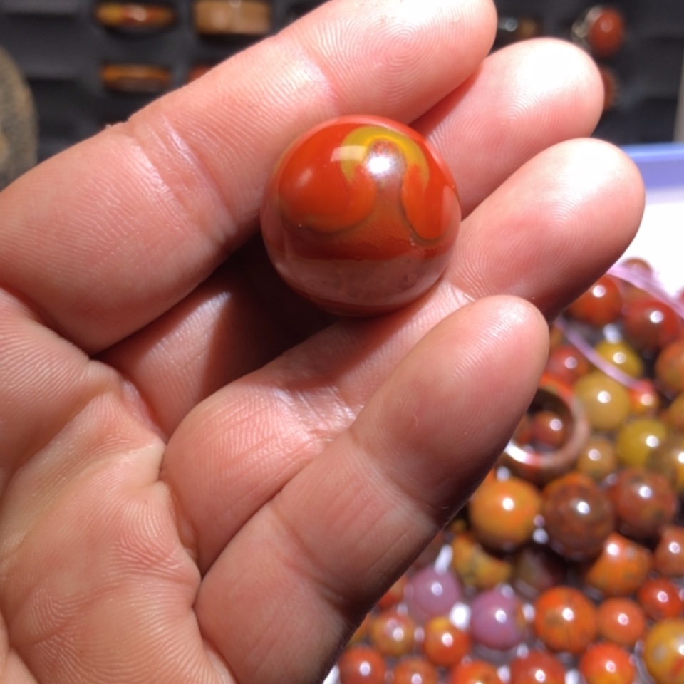 【闪购商品】玛瑙/玉髓战国红单珠未镶嵌神*