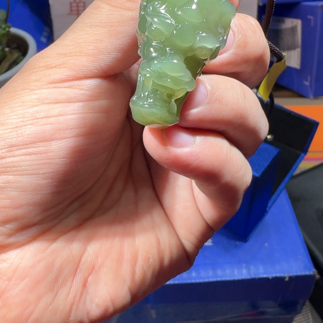 和田玉（糖玉）未镶嵌车挂