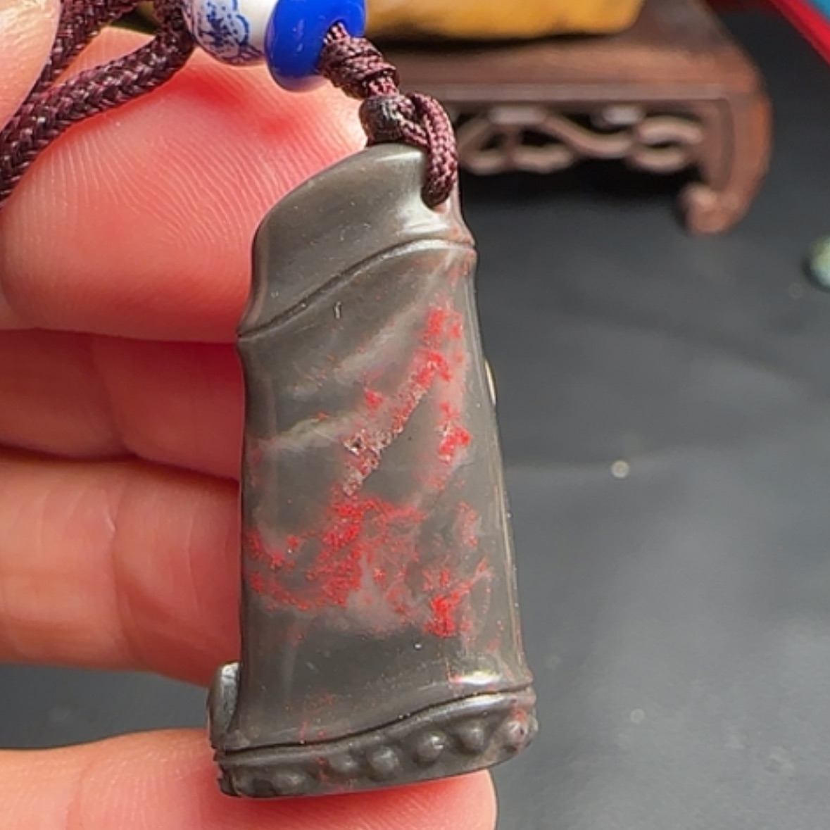【闪购商品】昌化鸡血石昌化鸡血石挂件
