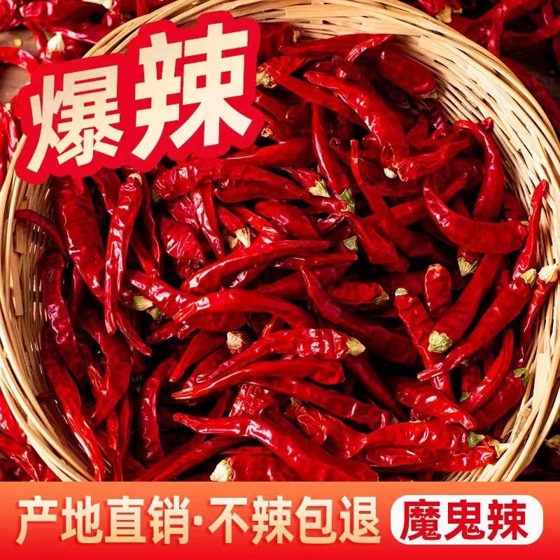干辣椒《买半斤送半斤 优质调味当季新货不满意包退农家自种新鲜产