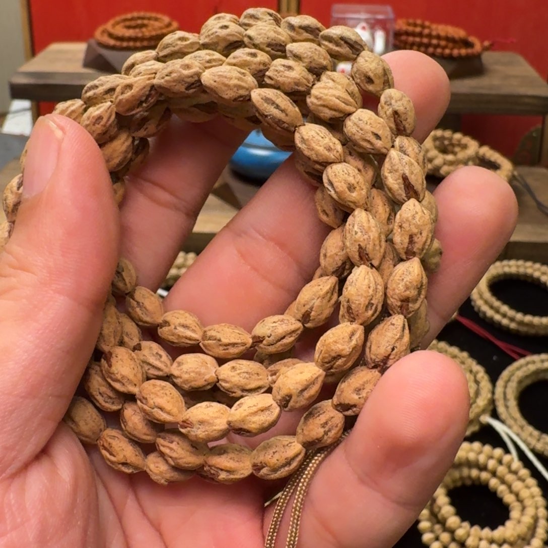 柏香籽/百香籽吊坠雾**花