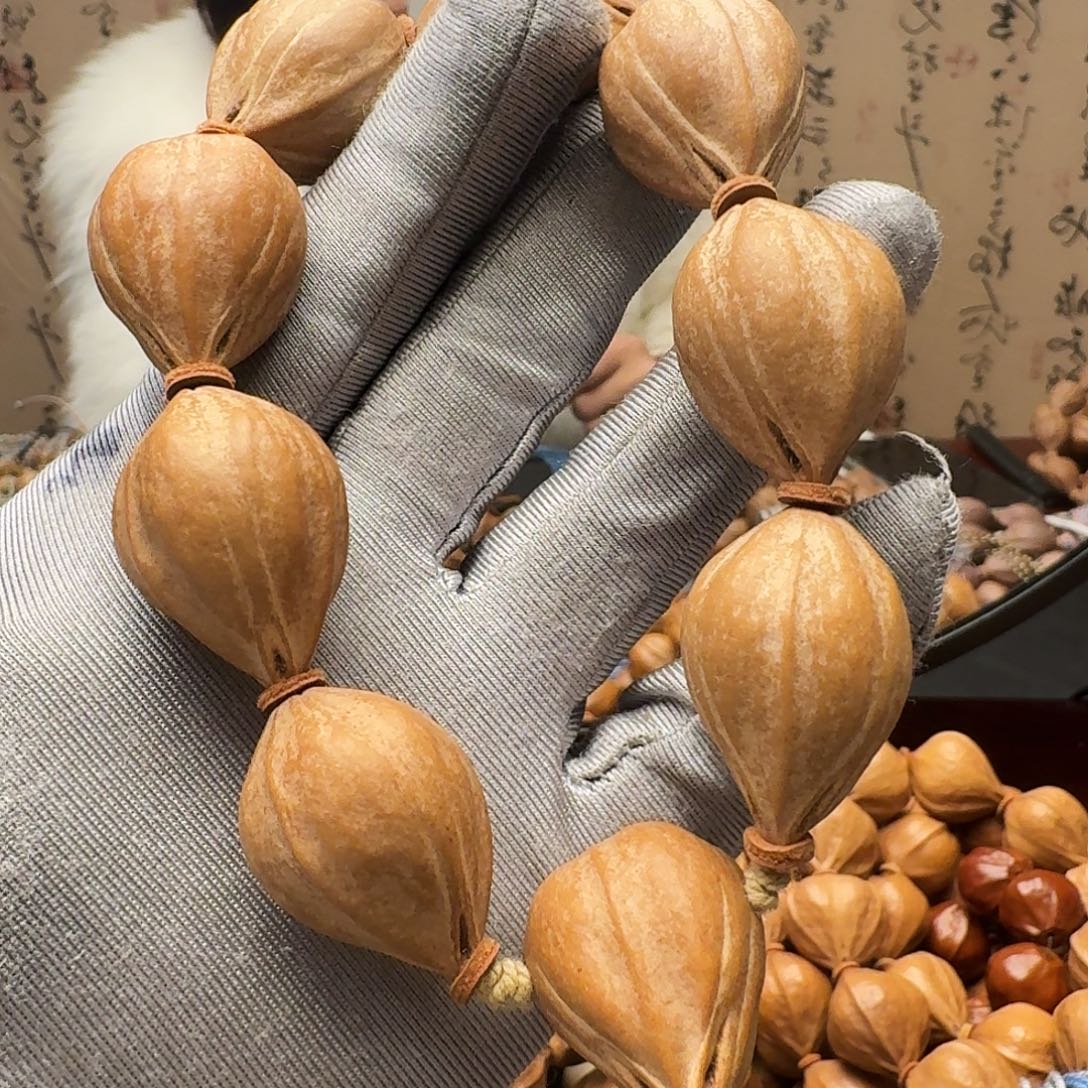 橄榄核手串蒜头核