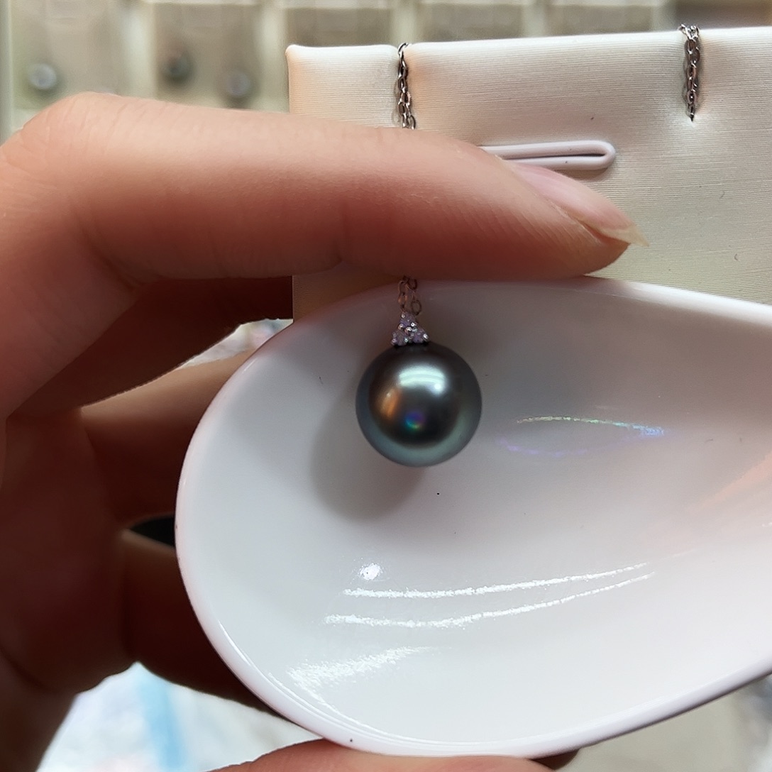 海水珍珠18K金镶嵌颈饰