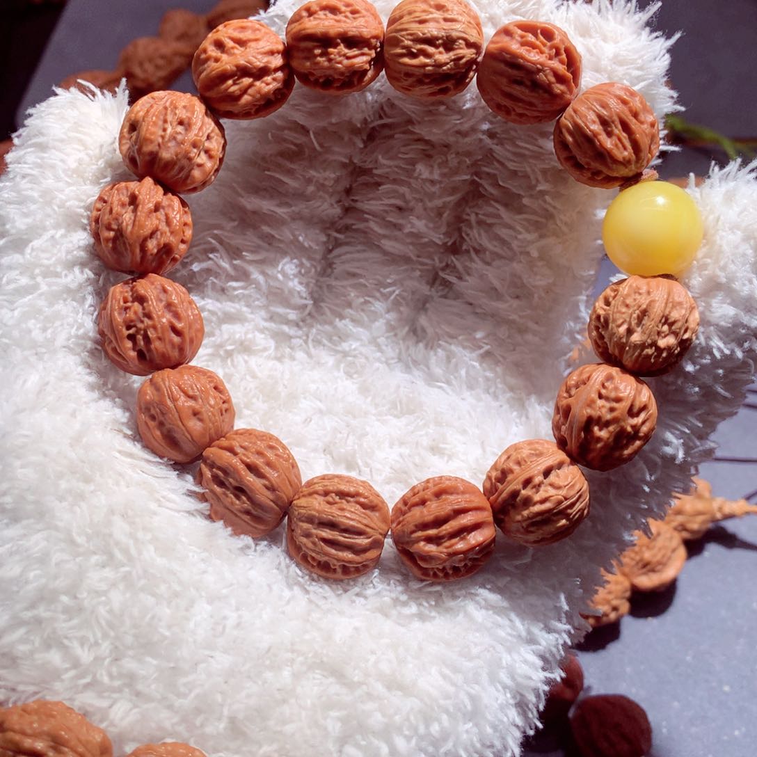 文玩核桃吊坠16mm京八棱