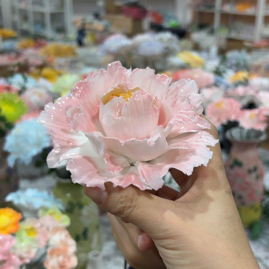 陶瓷花，拍满20发货，退款拉黑