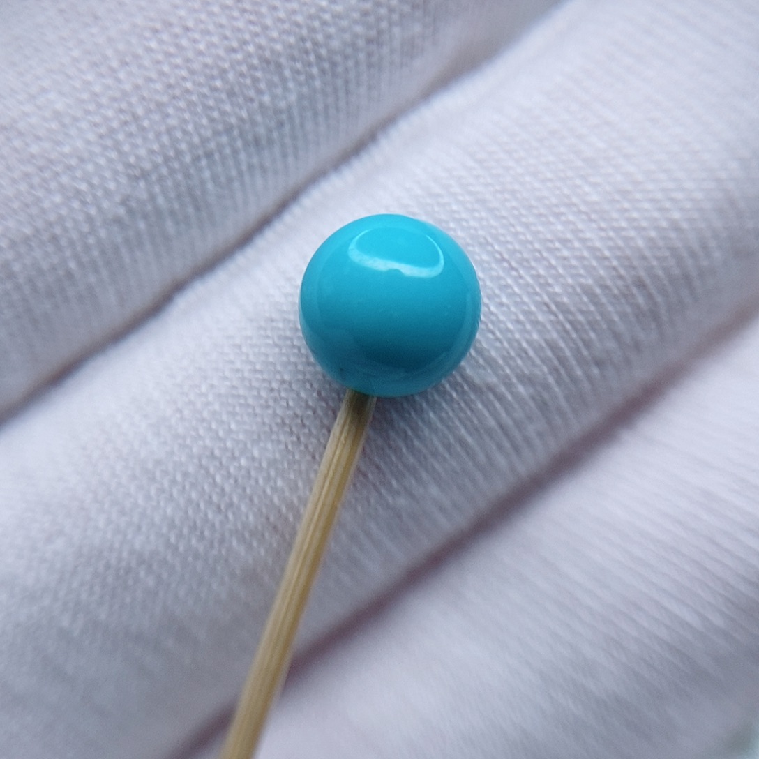 绿松石圆珠7.8未镶嵌