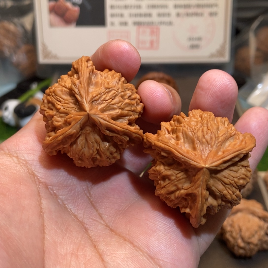 核桃手串/手链核桃把件盘山三棱40