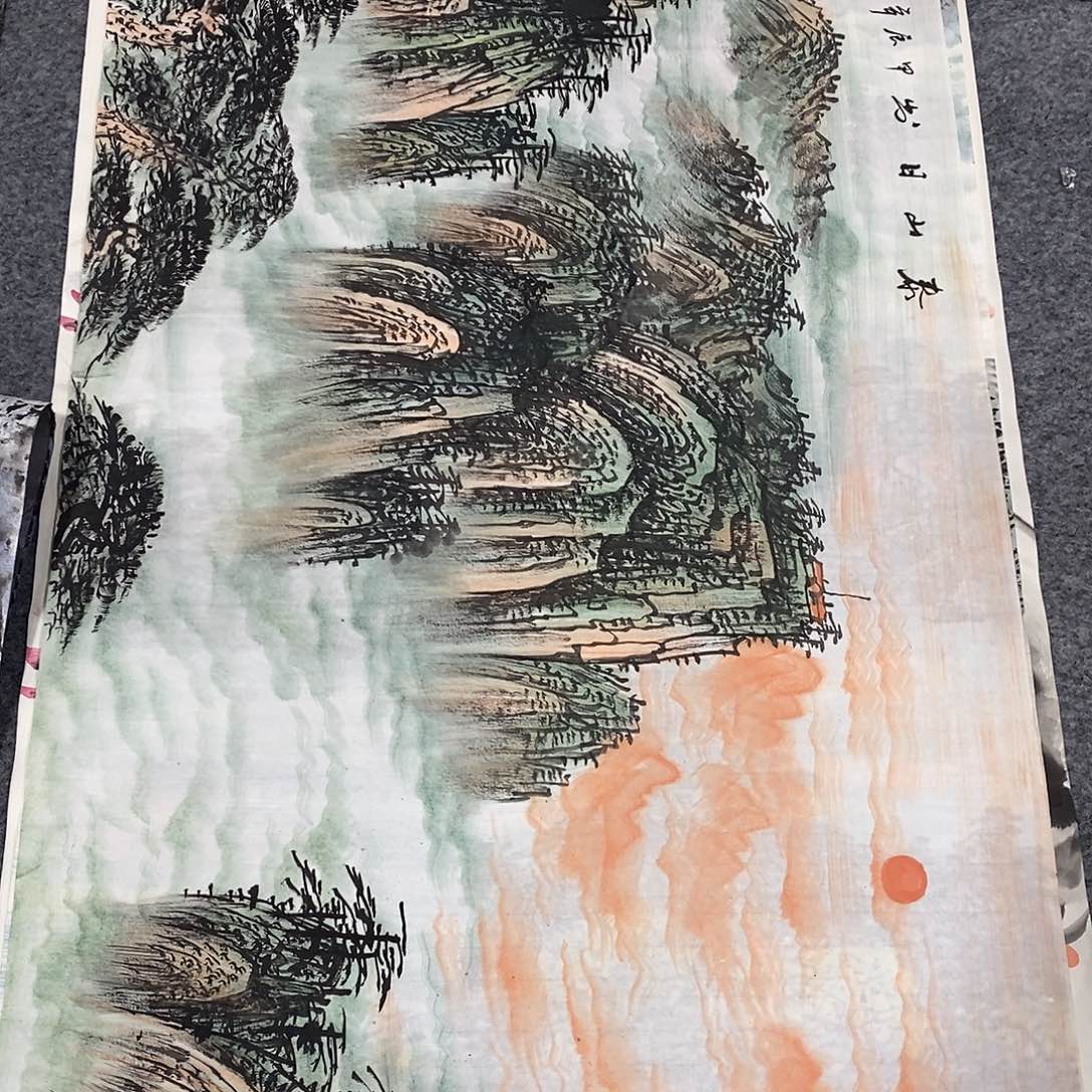 国画画画真的画画画画