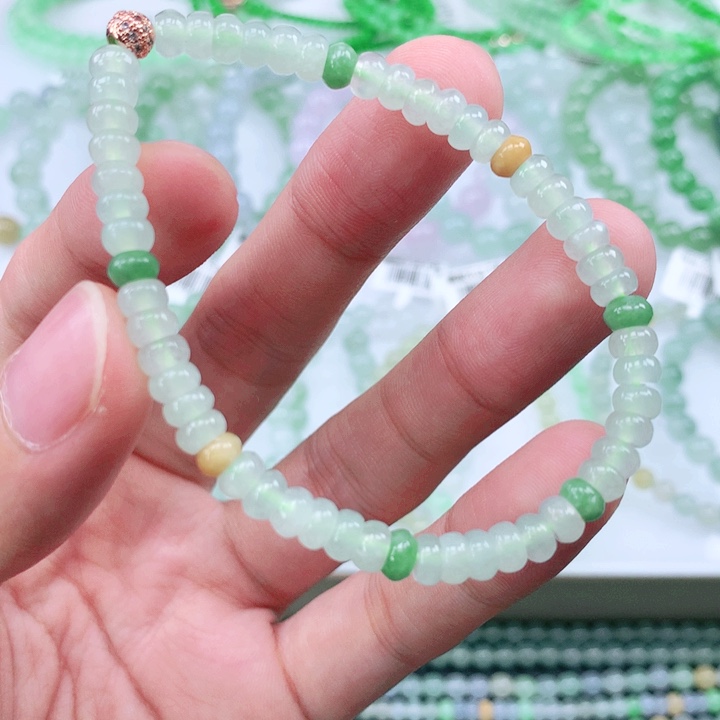 未镶嵌手链翡翠翡翠