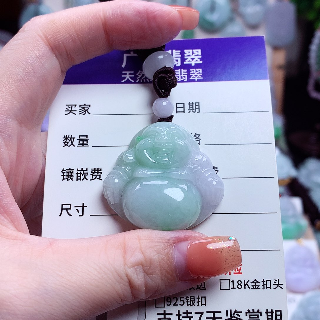 颈饰未镶嵌翡翠佛公09