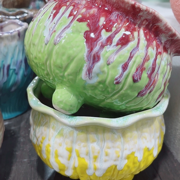 多肉陶瓷花盆满10元包邮