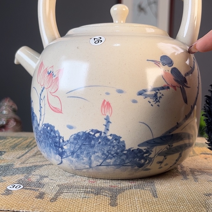 摆件景德柴烧茶杯多人