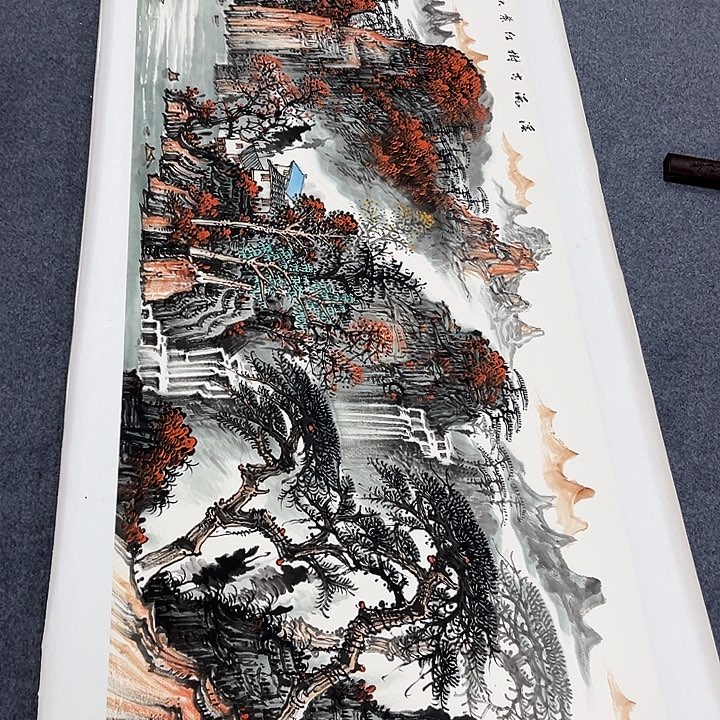 国画手绘的画法也太可爱