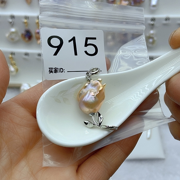 淡水珍珠颈饰银S925镶嵌