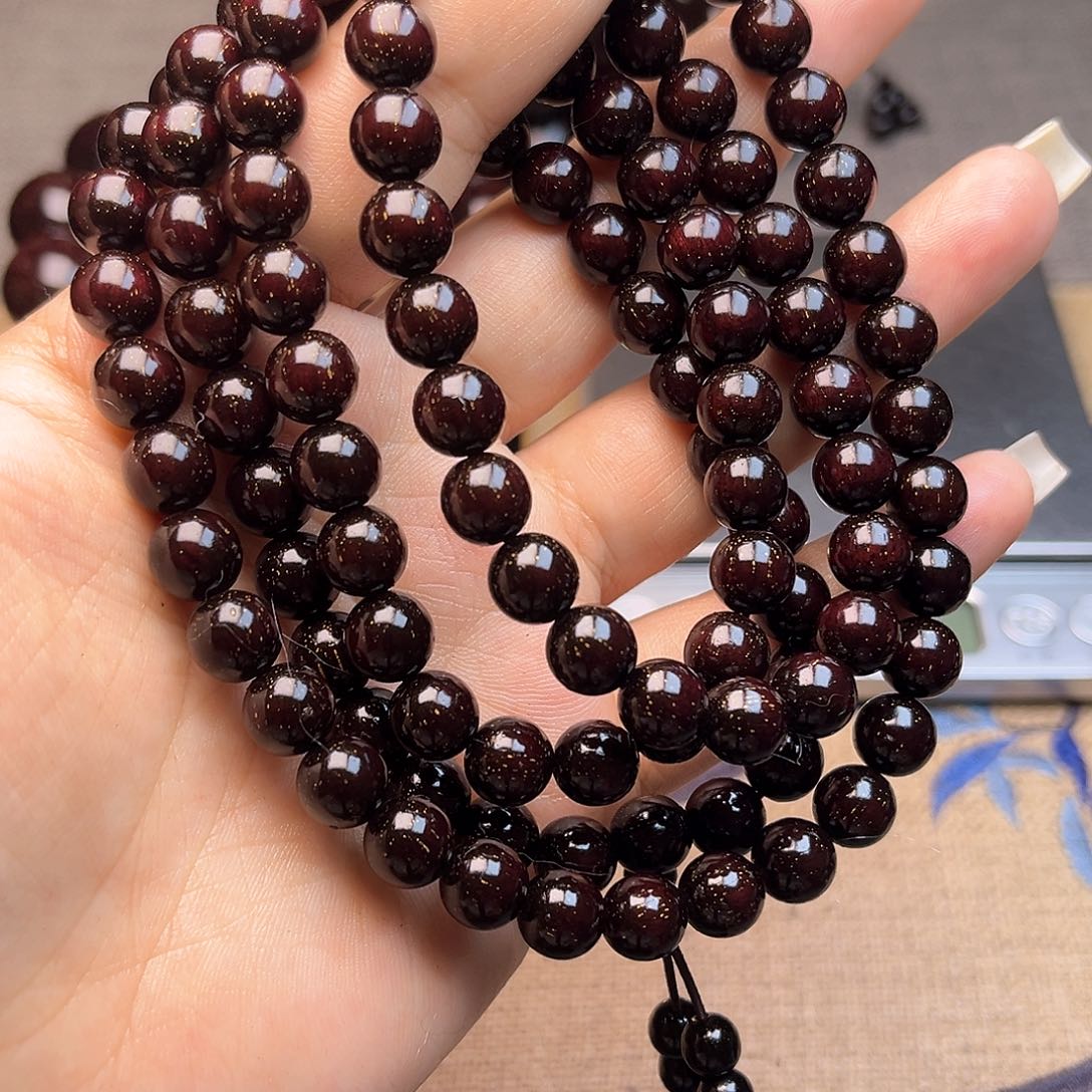 檀香紫檀（小叶紫檀）0.8 108颗多星