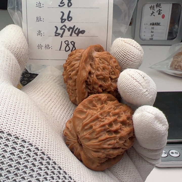 文玩核桃把件马老四184