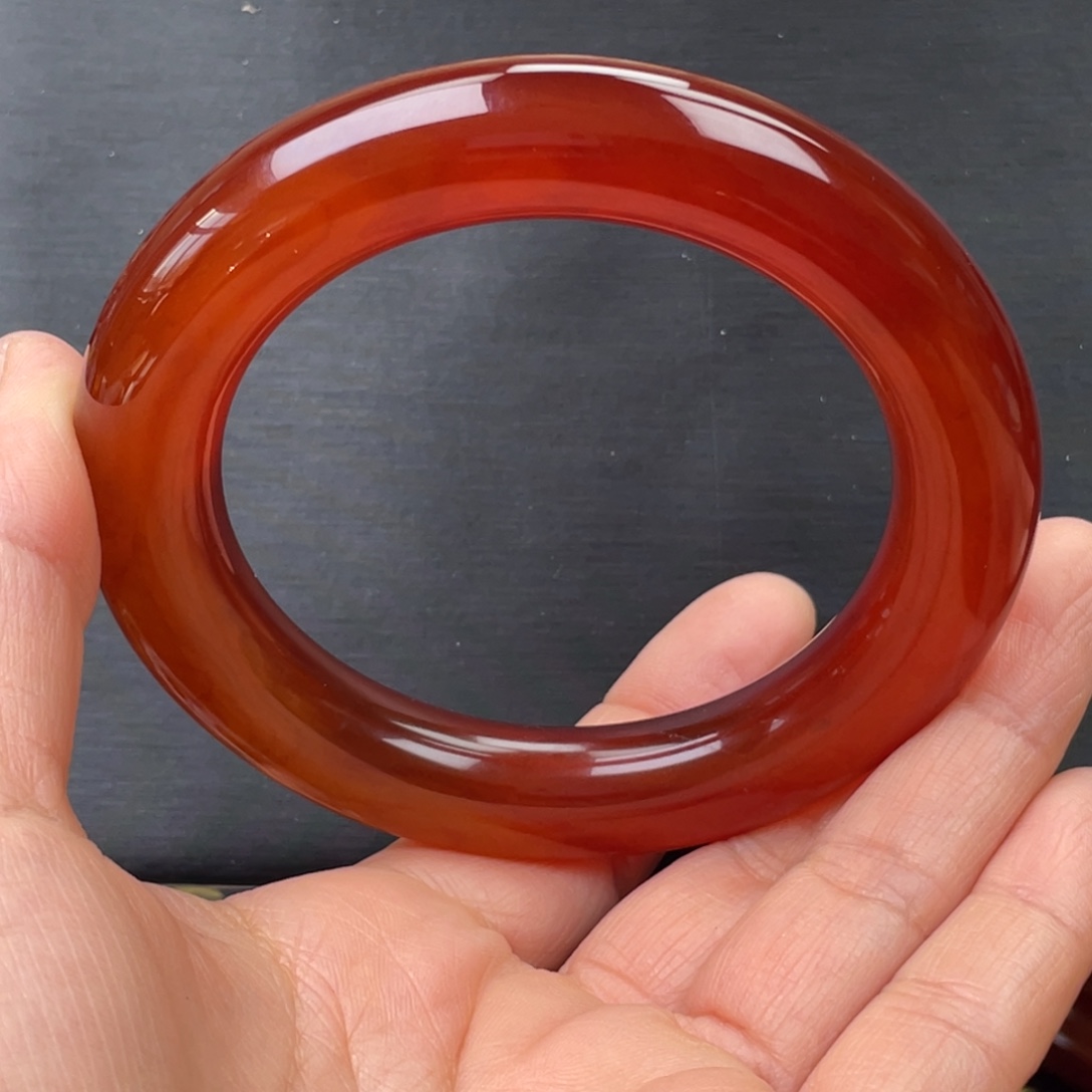 8***Y玛瑙/玉髓未镶嵌手镯