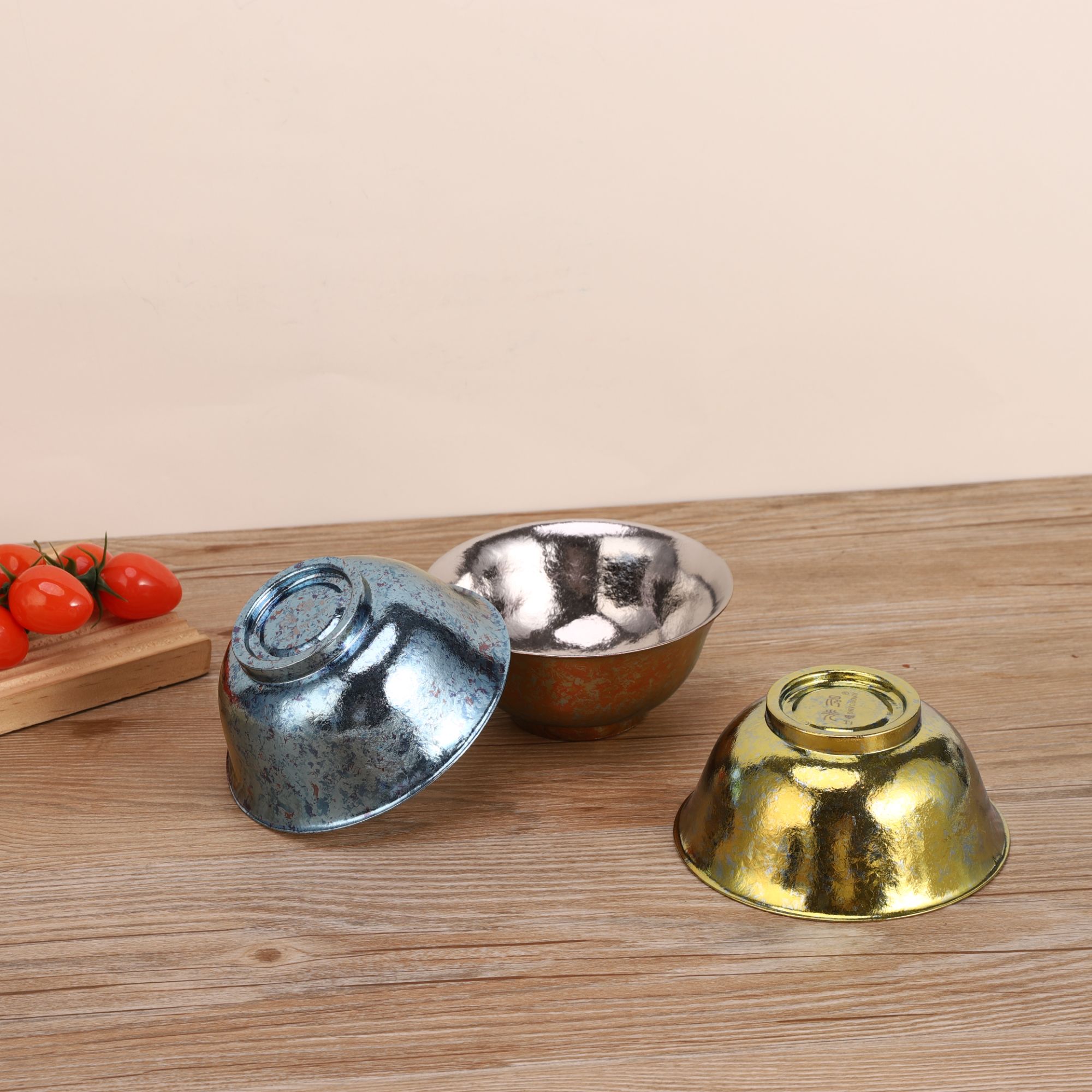 昂光 双层纯钛宫廷碗350ml