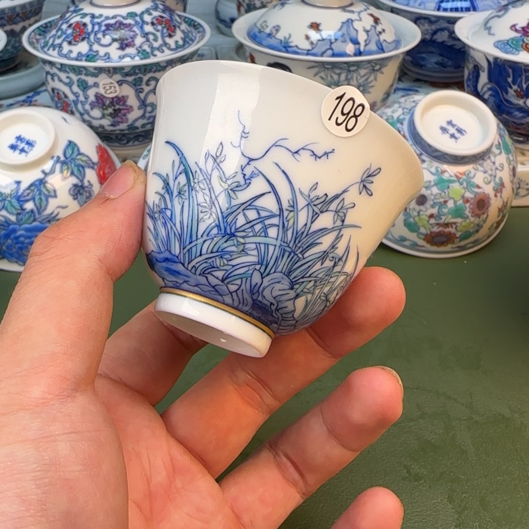 彦祖纯手工手绘茶具198