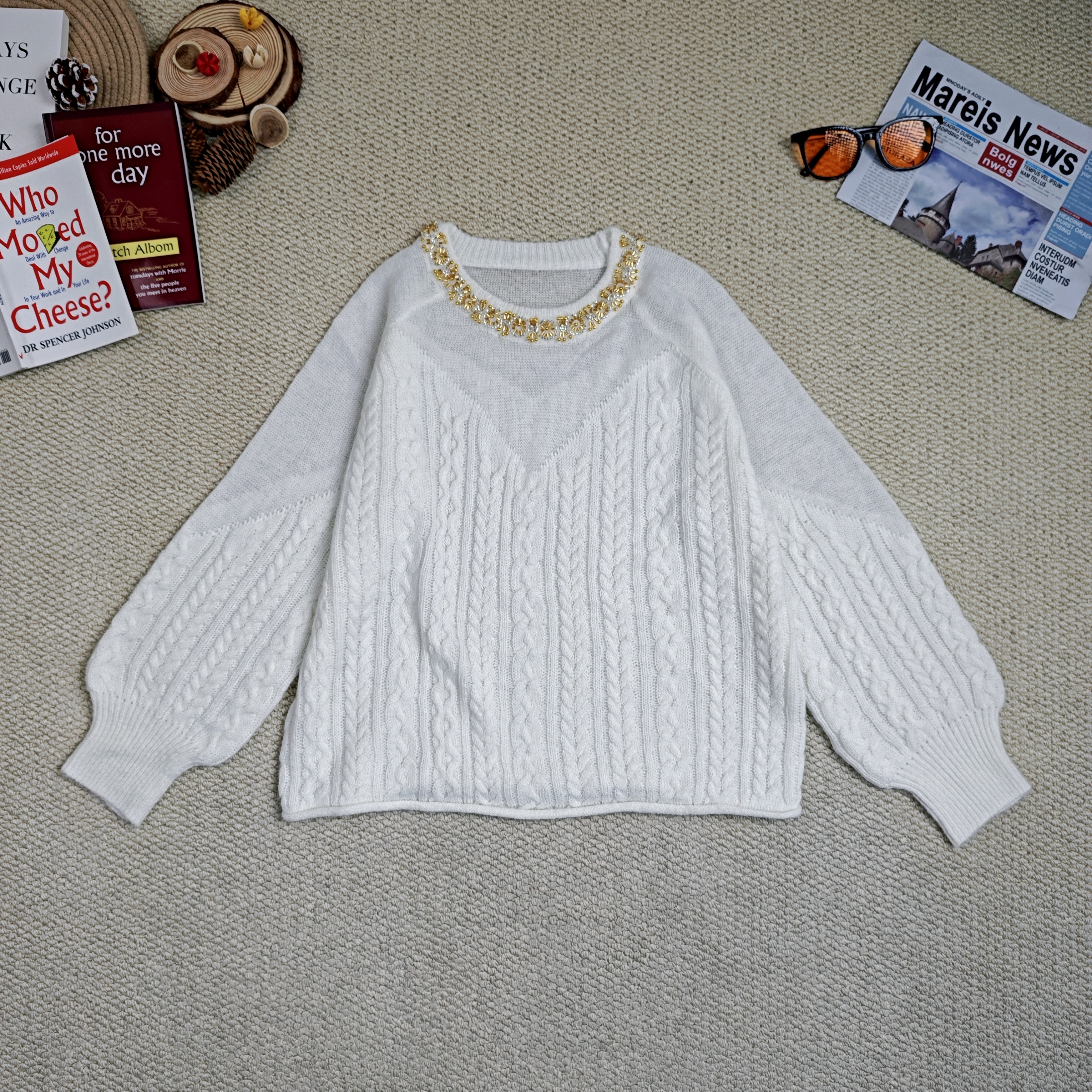 2024冬季新款时尚休闲毛衣针织长袖8571