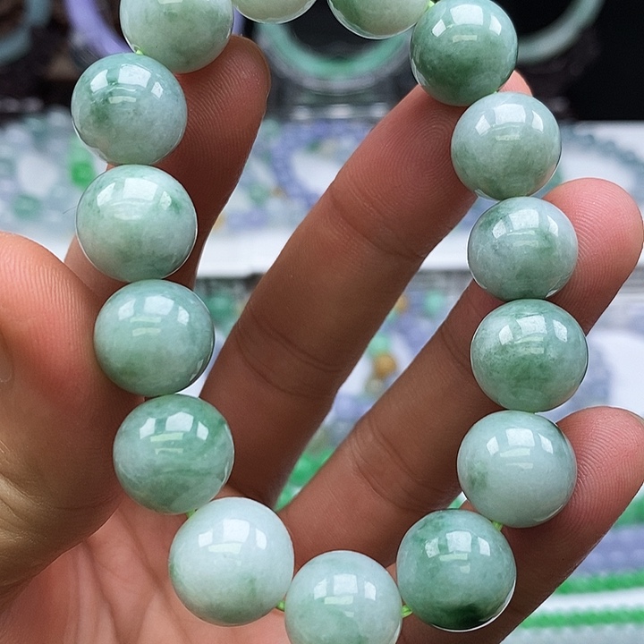 翡翠未镶嵌手链00002