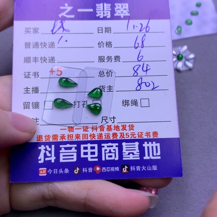 翡翠颈饰未镶嵌城****手