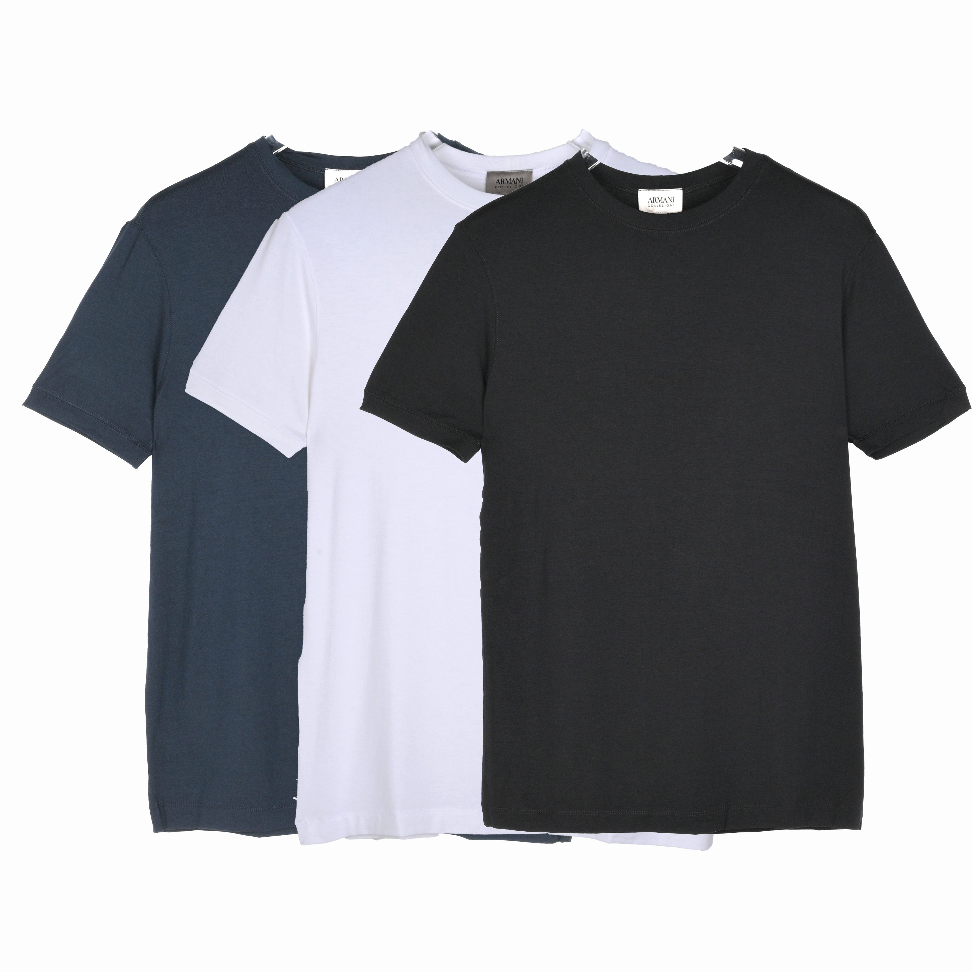 GIORGIO ARMANI/阿玛尼AC 男士休闲圆领短袖T恤8NC857 CJTZZ P001