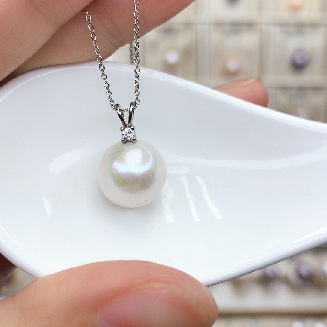 淡水珍珠颈饰合金