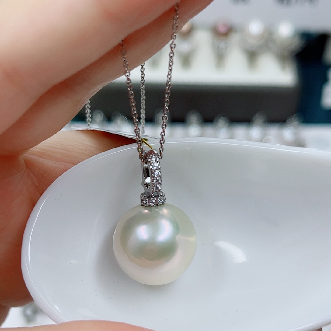 淡水珍珠合金吊坠(赠链)15