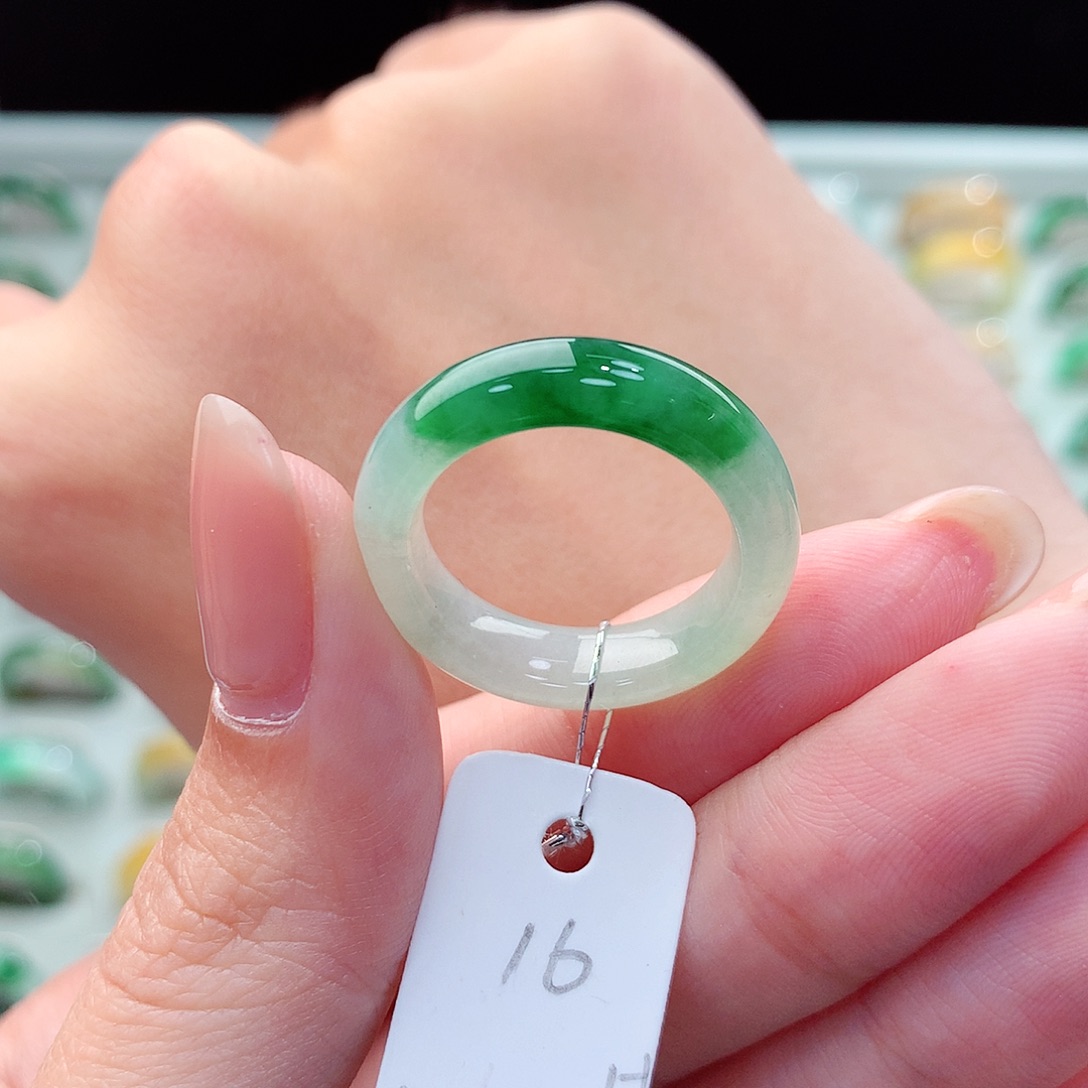 翡翠戒指未镶嵌16号