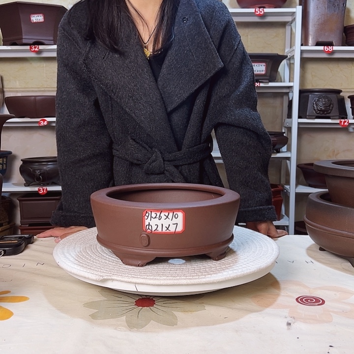 紫砂花盆紫砂花盆