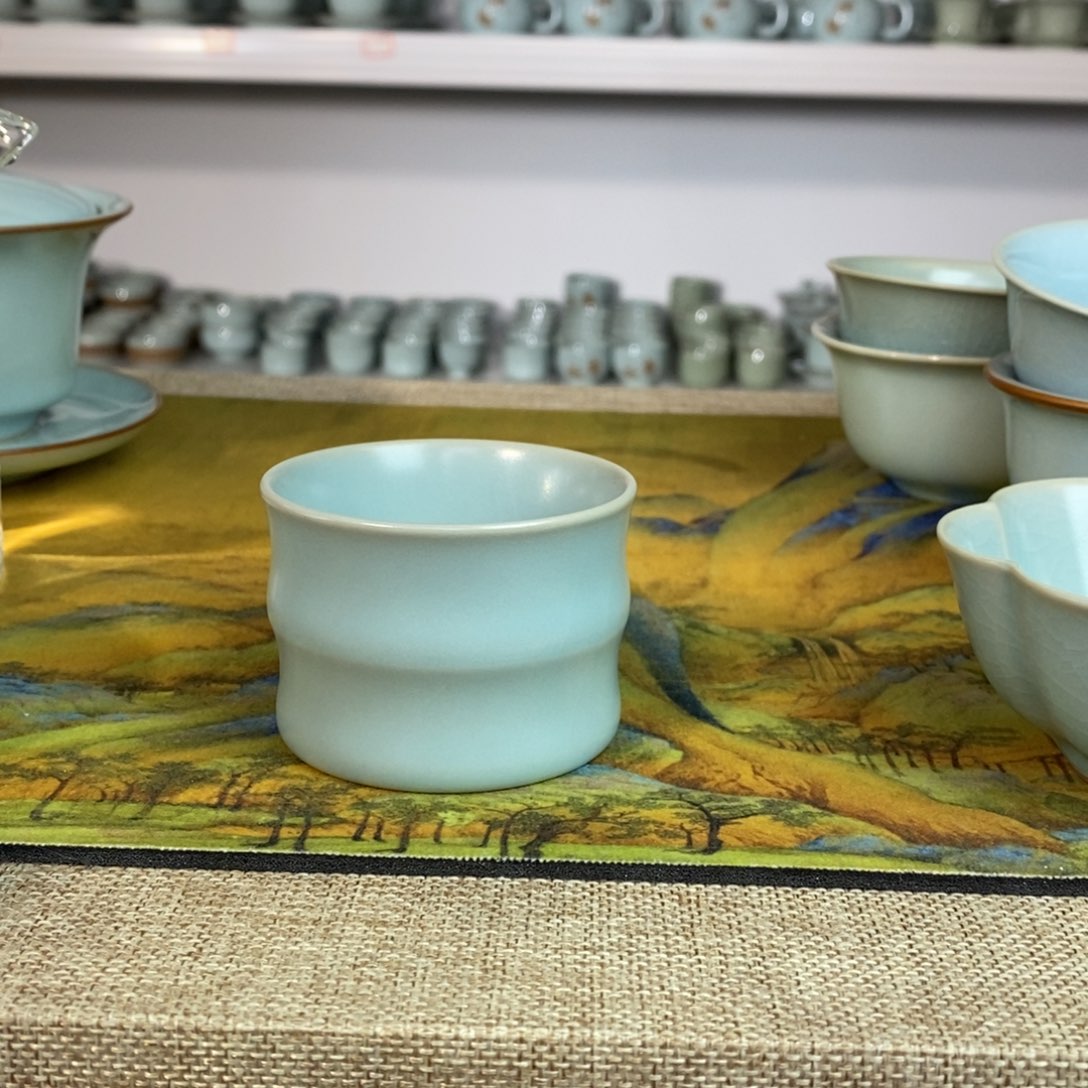 【闪购商品】仿古竹节杯微微瑕。。。。。